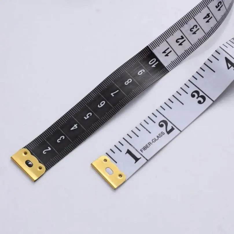 Portable Fiberglass Tape Measure 2-Pack | Soft Flexible Body Measuring Tool additional angle