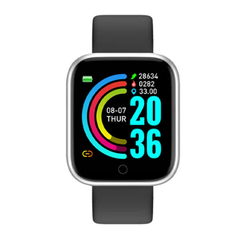 Smart Watches For Women Men Bluetooth Connect Phone Player Music Control Fitness He additional angle
