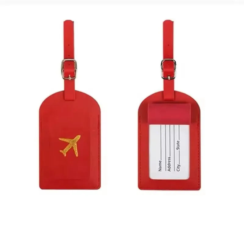 Label Luggage Boarding Case Label Name Address Clip Travel additional angle