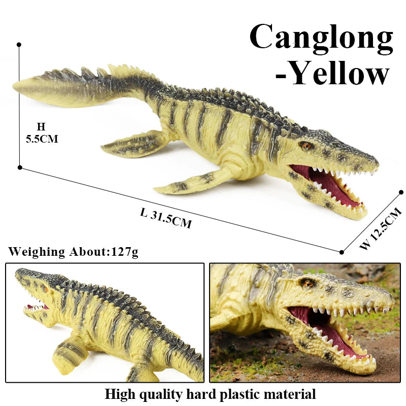 Oenux Dinosaurs World Action Figures | Savage Jurassic Indominus Rex Spinosaurus Trice close-up view