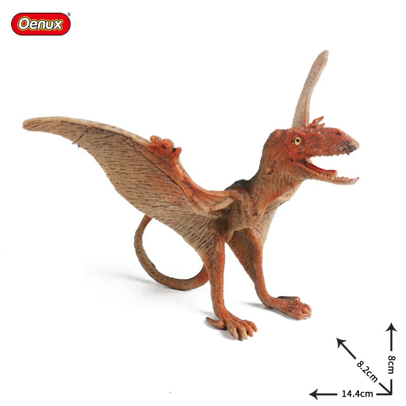 Oenux Jurassic Dinosaurs Action Figures Set | 5 Realistic PVC Models Collection Toy alternate view