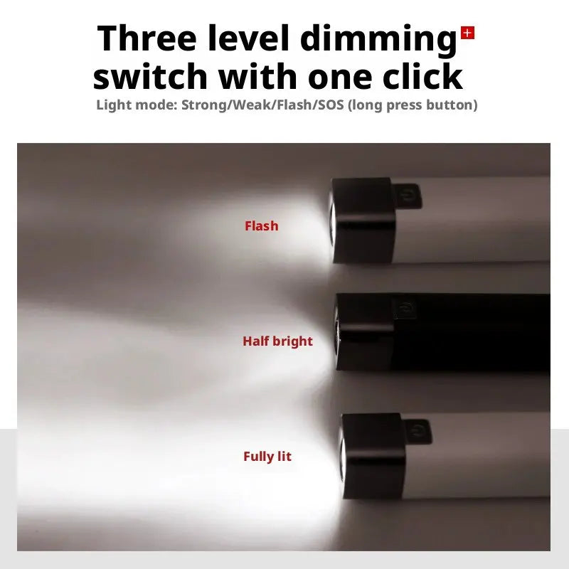 Super Bright LED Flashlight | USB Rechargeable 18650 Torch for Outdoor Use alternate view