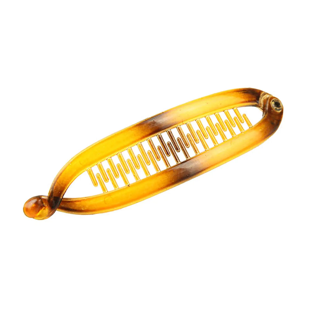Banana Hair Clip Barley Twist Claw Clip 15CM Women Girls close-up view