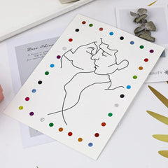 1760 Color Coded Labels Laser Shiny Dot Stickers | 1/4 Inch 16 Color Office Labels detail view