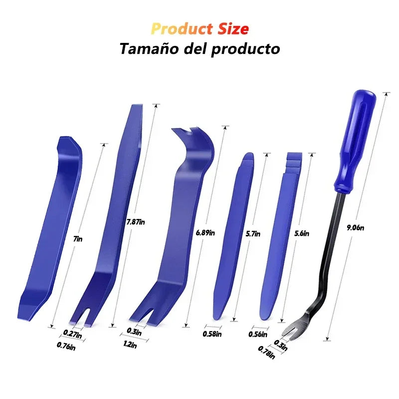 Car Door Clip Removal Tool Kit | Auto Trim Pry Set additional angle