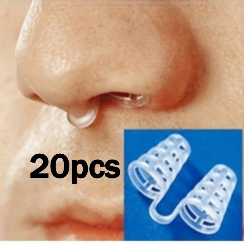 20 Pcs Mini Anti-Snoring Nose Clips | Adhesive Snoring Relief Aid alternate view