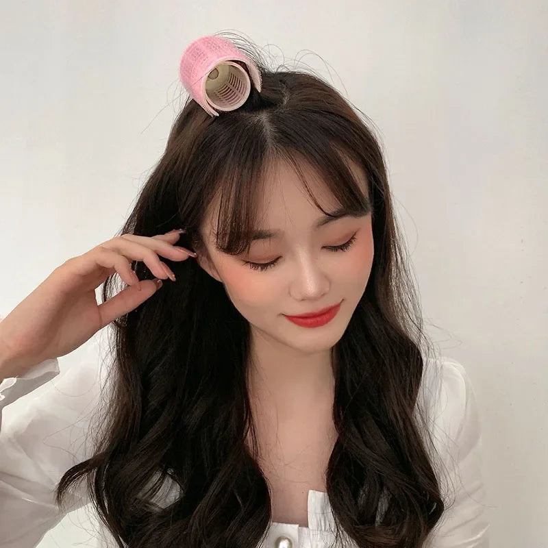 Self-Adhesive Hair Rollers for Curls | Heatless Lazy Hair Curling Tool detail view