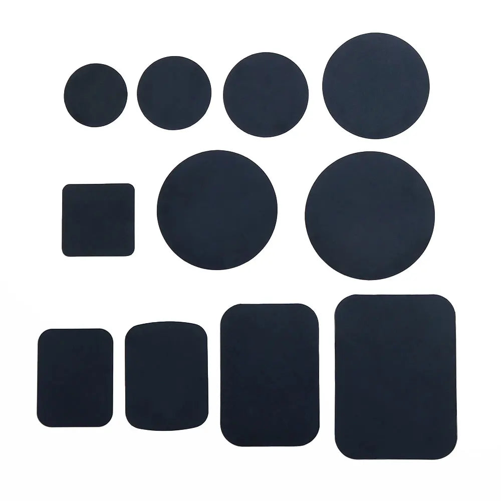 Black Magnetic Iron Metal Plate For Car Phone Holder 10 Pcs lifestyle view