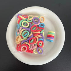 Ponytail Hold Hair Tie Rubber Bands Scrunchie Hair for Girls alternate view
