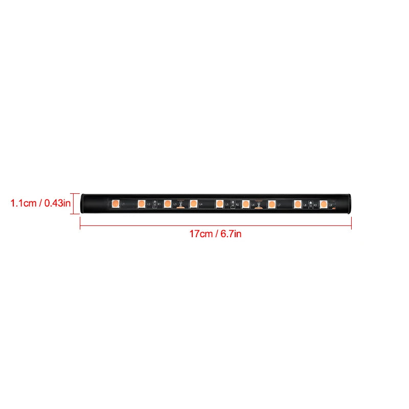 Neon 18 LED Car Interior Ambient Foot Light | USB Auto Atmosphere Decorative Lamp lifestyle view