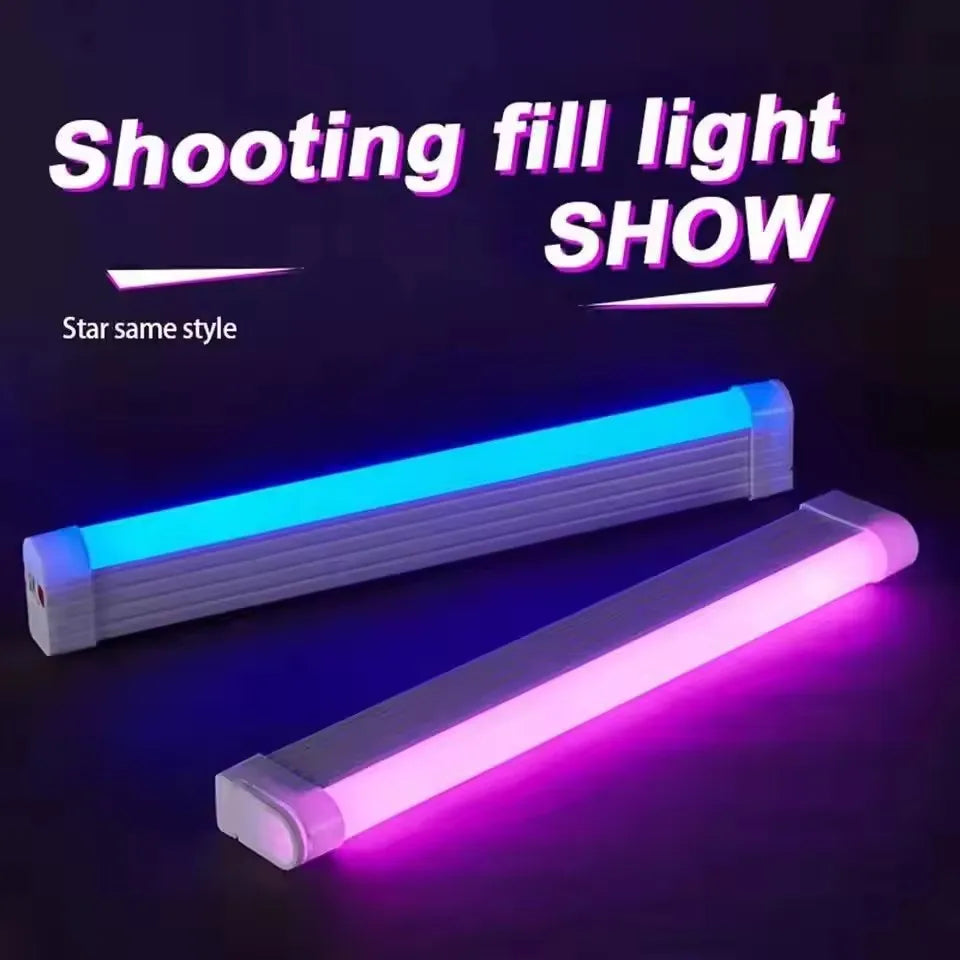 Colorful Tube Light RGB Light | Portable USB LED Lamp for Room Decor and Photography alternate view