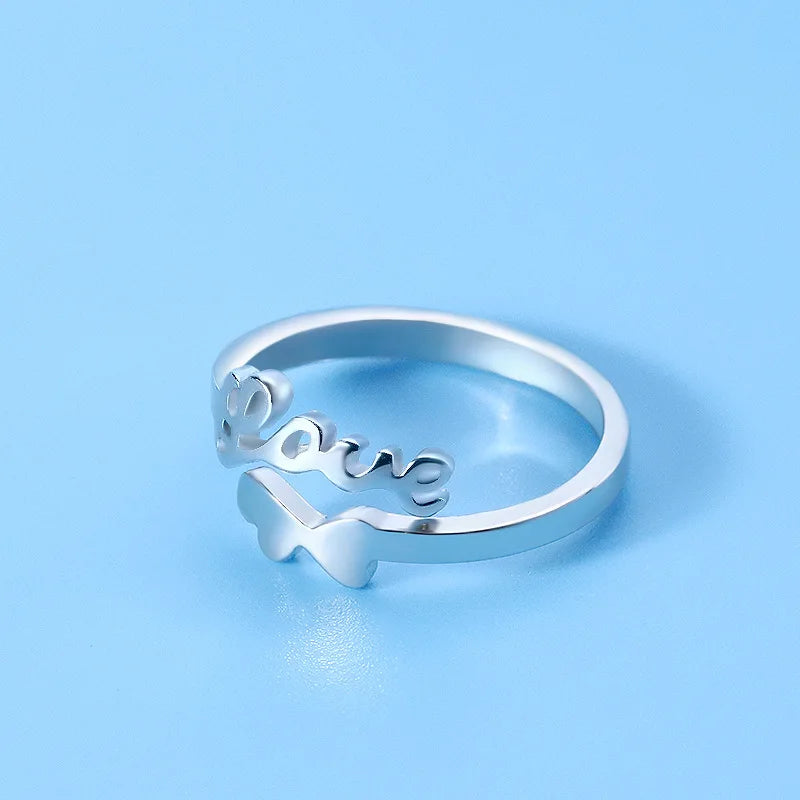 925 Sterling Silver Zircon Adjustable Ring | Women's Cocktail Jewelry additional angle