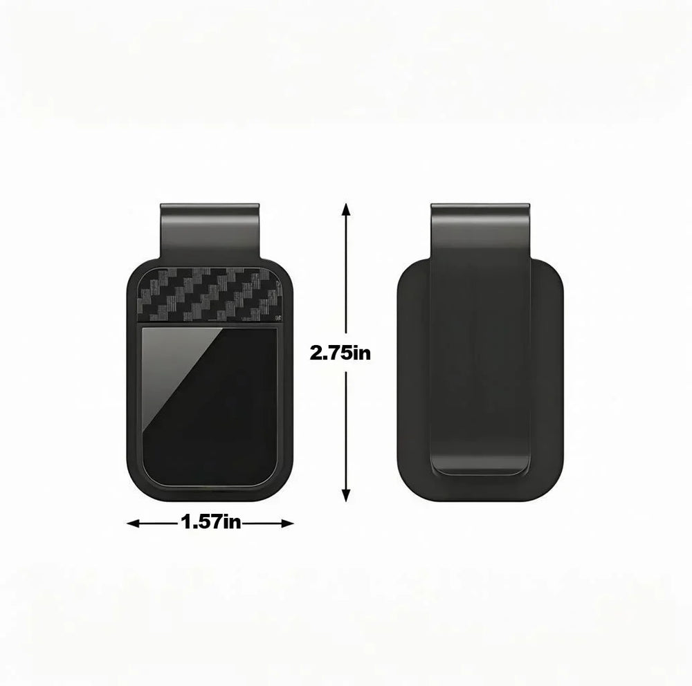 Sun Visor Sunglasses Clip Holder Eyeglasses Hanger Car Organizer additional angle