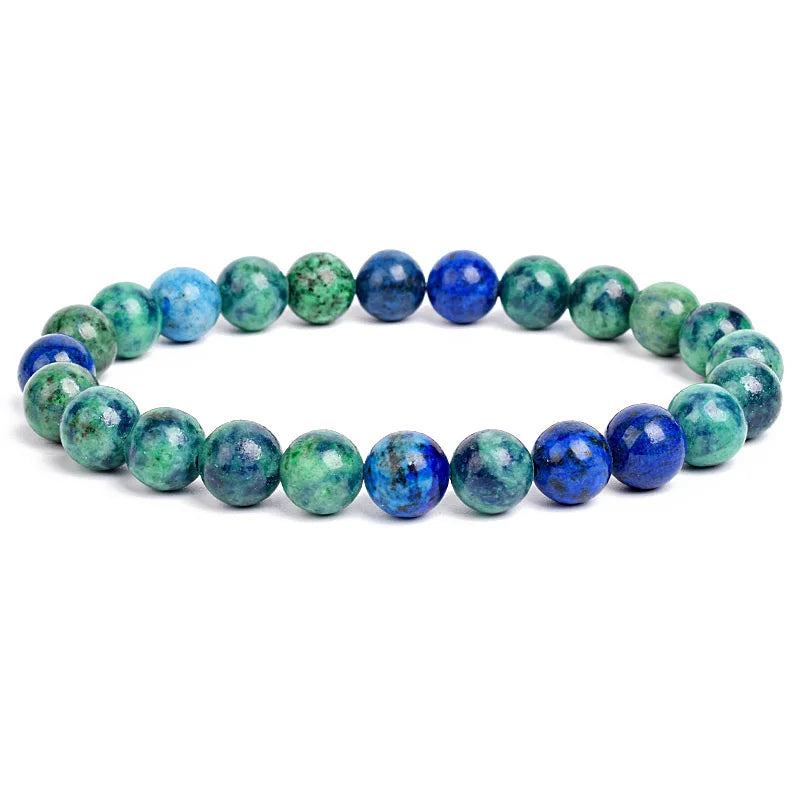 Natural Stone Beads Bracelet For Women Men Amethysts Crystal Quartzs Aquamarines Jades J detail view