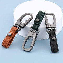 Handmade Genuine Leather Keychain | Car Key Holder and Organizer detail view