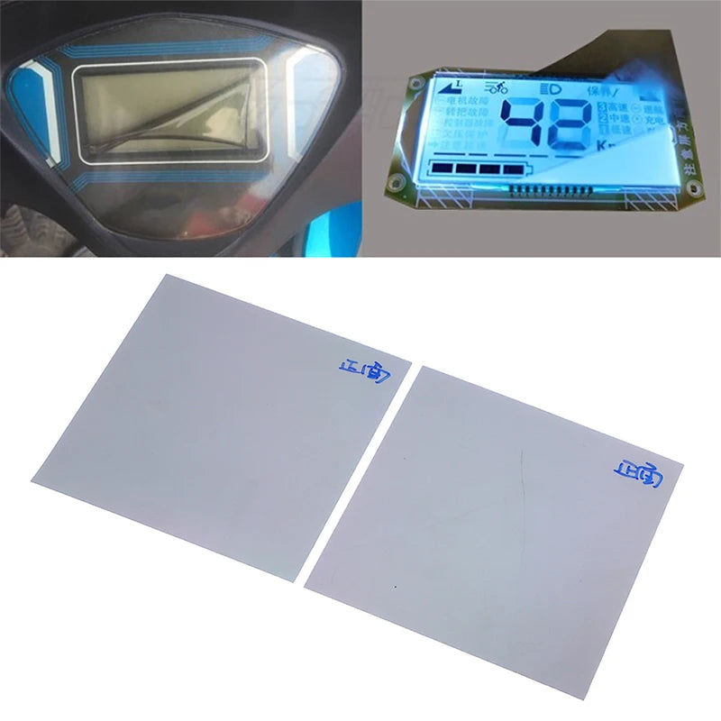 2pcs 9x9cm Universal LCD Polarized Film | Screen Protector for Electric Vehicle, Watch close-up view