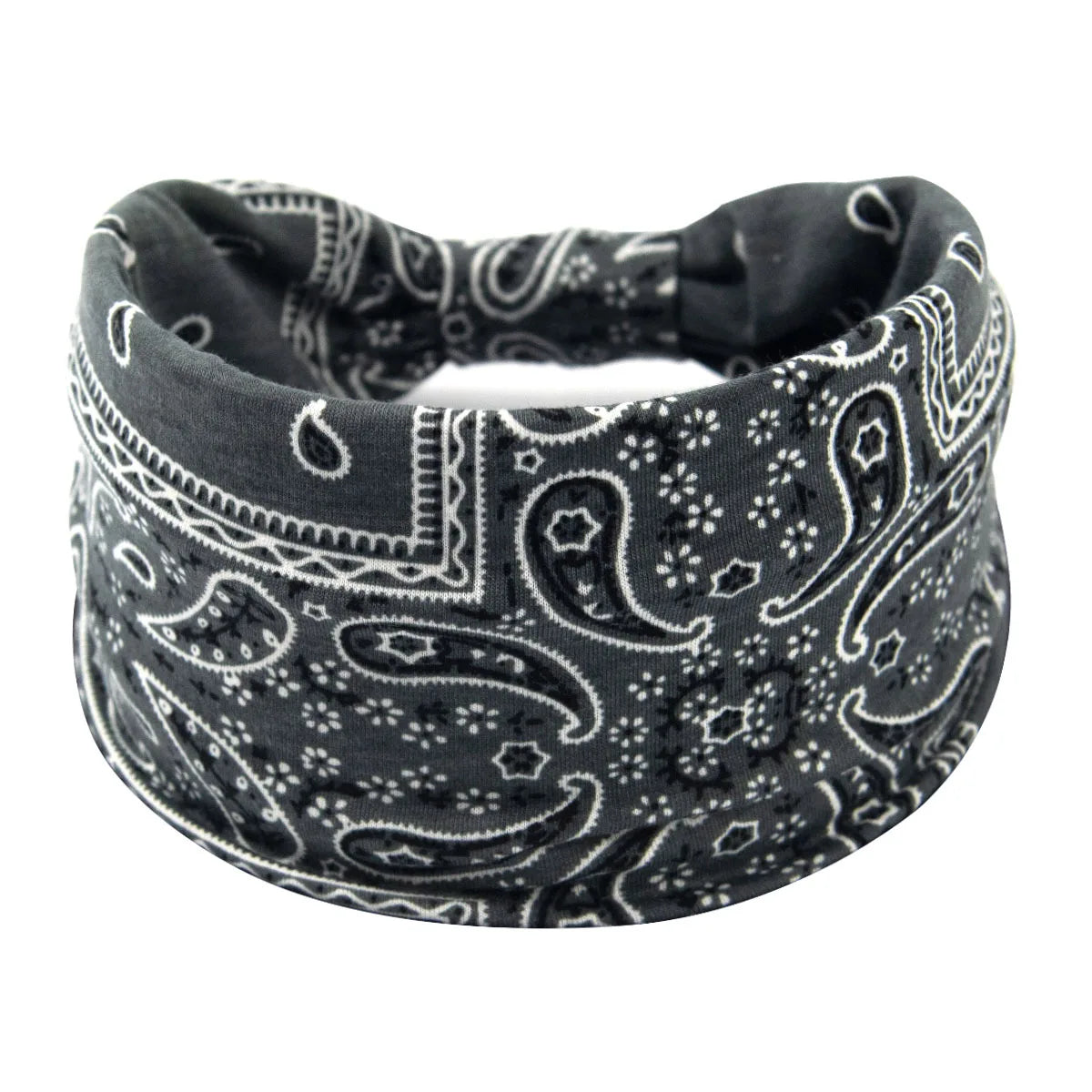Bohemian Soft Twist Knotted Wide Edge Headband Women Sports Soft Yoga Turban Bandana alternate view