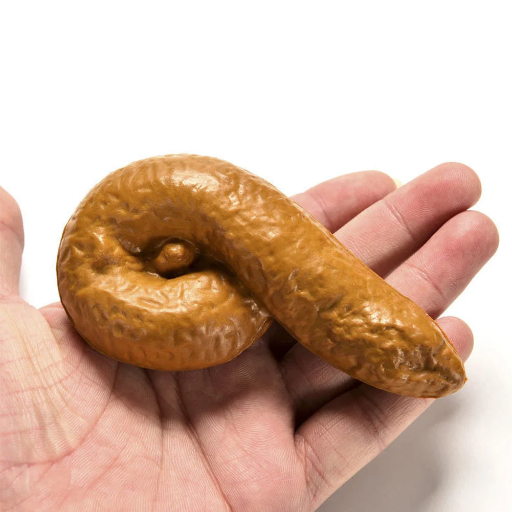 1 Pcs Practical Gag-Funny Joke Tricky Toys Mischief Turd Gag Gift Realistic Shits Poop close-up view