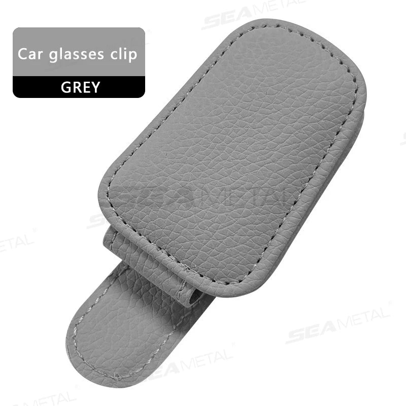 BLALION Car Sun Visor Clip Glasses Cards Case