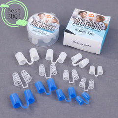 Silicone Anti Snore Nasal Dilators | 4/8 Pack Snoring Aid Nose Clips close-up view