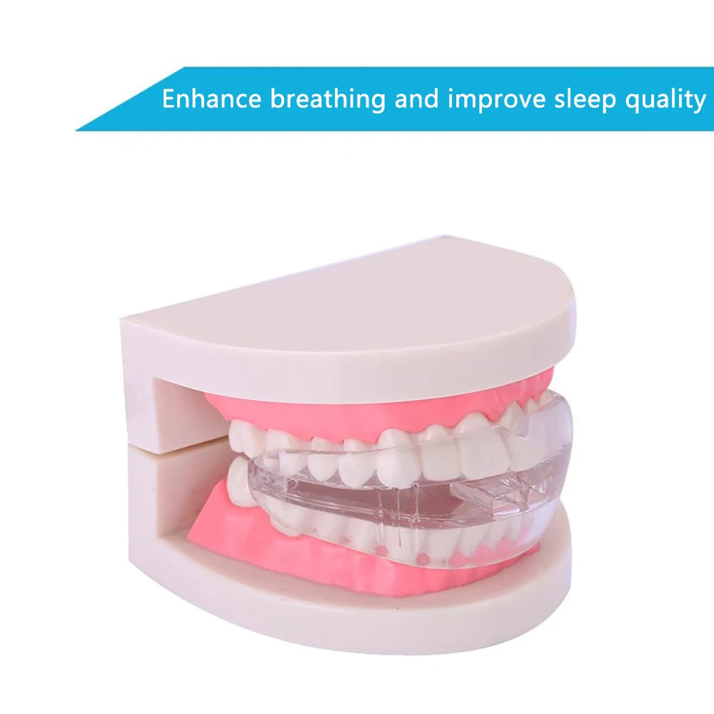 Mouth Guard for Teeth Grinding and Snoring | Anti Snore Sleep Aid close-up view