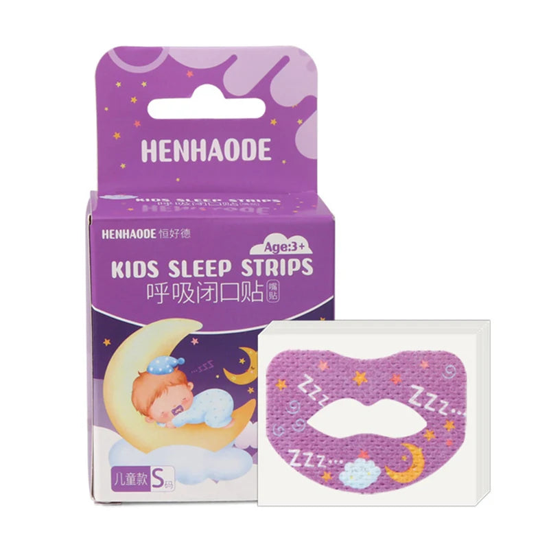 30 Pieces Breathing Correction Patch | Cartoon Anti-Snoring Stickers for Kids and Adu lifestyle view