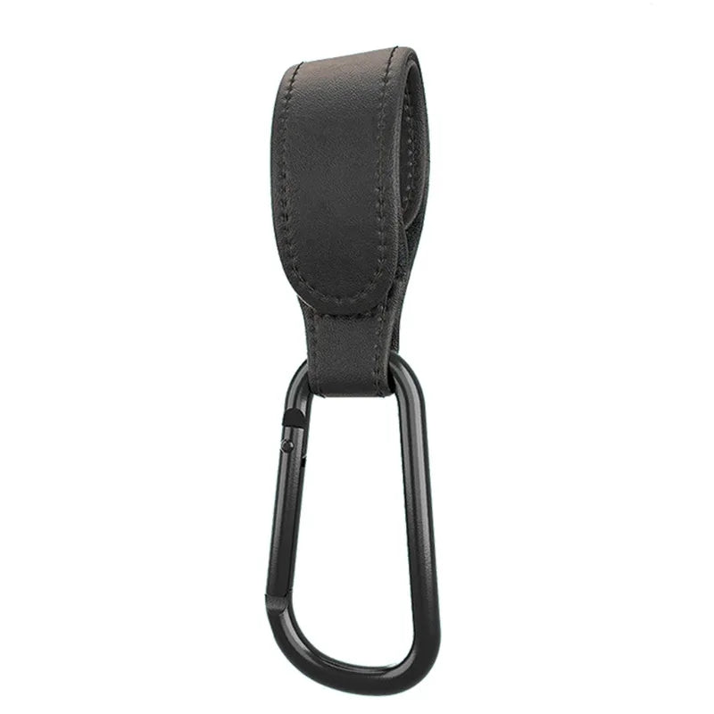 Baby Stroller Hook PU Leather Pram Hanger lifestyle view