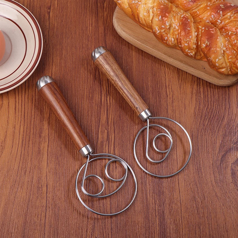Danish Dough Whisk | Stainless Steel Mixing Rod for Baking alternate view