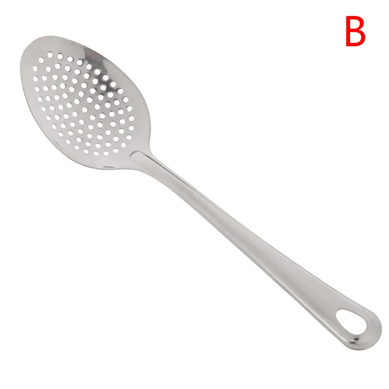Stainless Steel Strainer Spoon | Perforated Colander Spoon for Kitchen Cooking alternate view