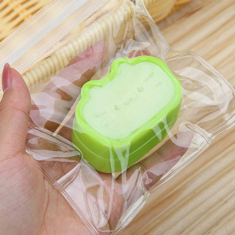 Sticky TPR Cute Cat Cheese Bread Pressure Relief Soft Squishy Fingertip Toy Relieving lifestyle view