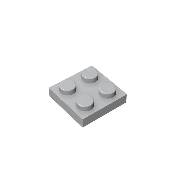 Gobricks Plate 2 x 2 Building Block | Compatible with Lego 3022 additional angle