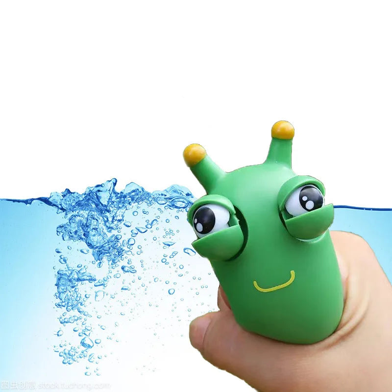 Flippy Brain Squishy Eye Popping Fidget Toy | Stress and Anxiety Relief Squeeze Ball close-up view