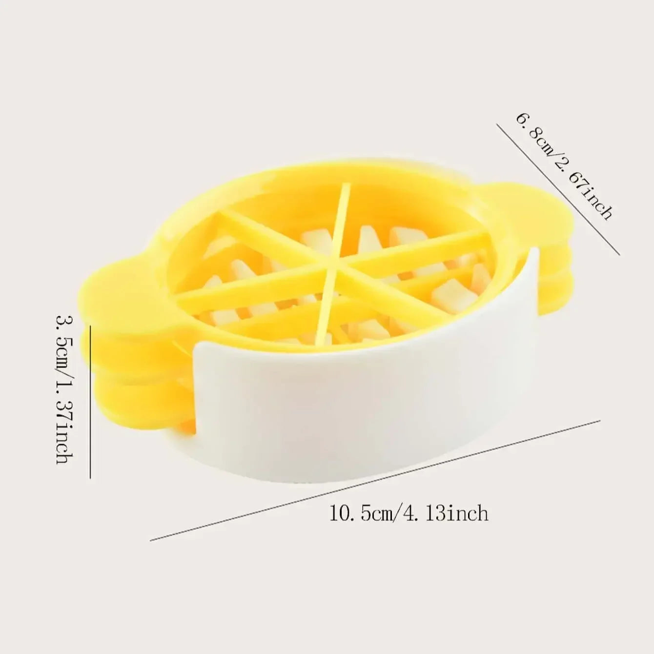 1pc Stainless Steel Egg Slicer | Handheld Multifunction Cutter for Eggs, Mushrooms, additional angle