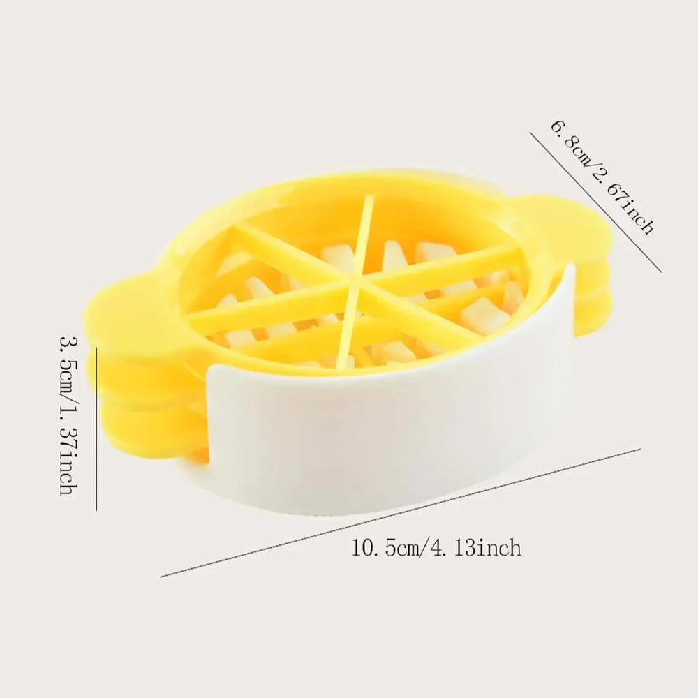1pc Stainless Steel Egg Slicer | Handheld Multifunction Cutter for Eggs, Mushrooms, additional angle