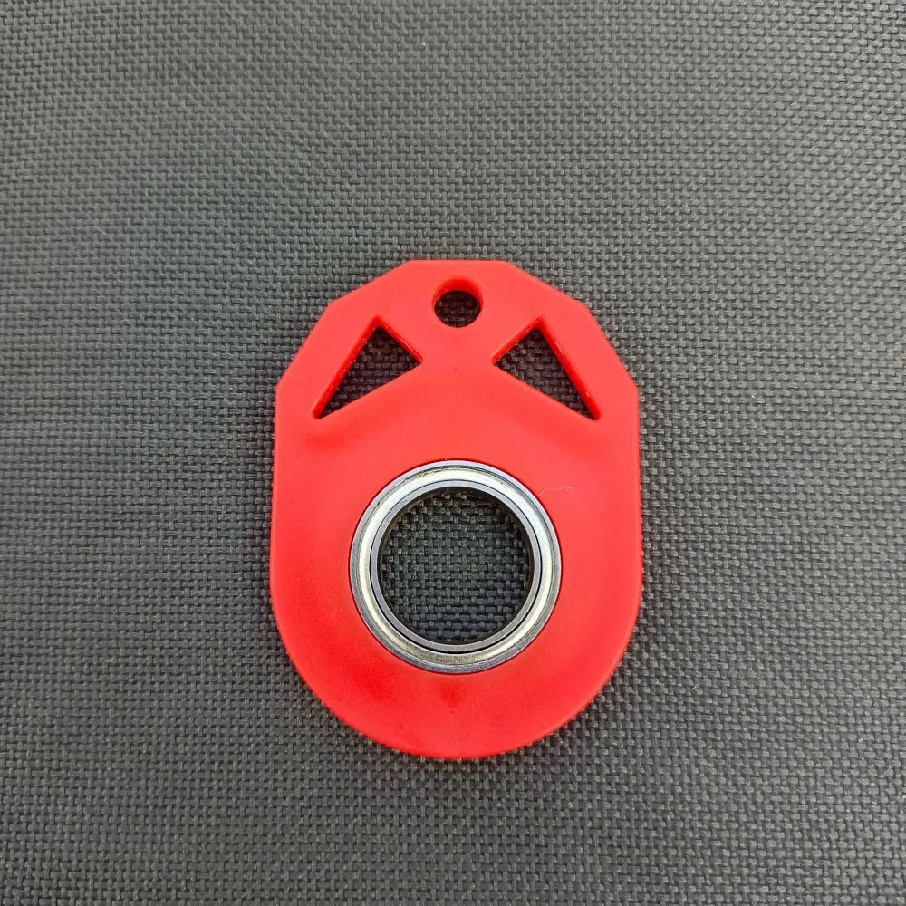 Fidget Spinner Keychain | Glow in the Dark Stress Relief Toy close-up view