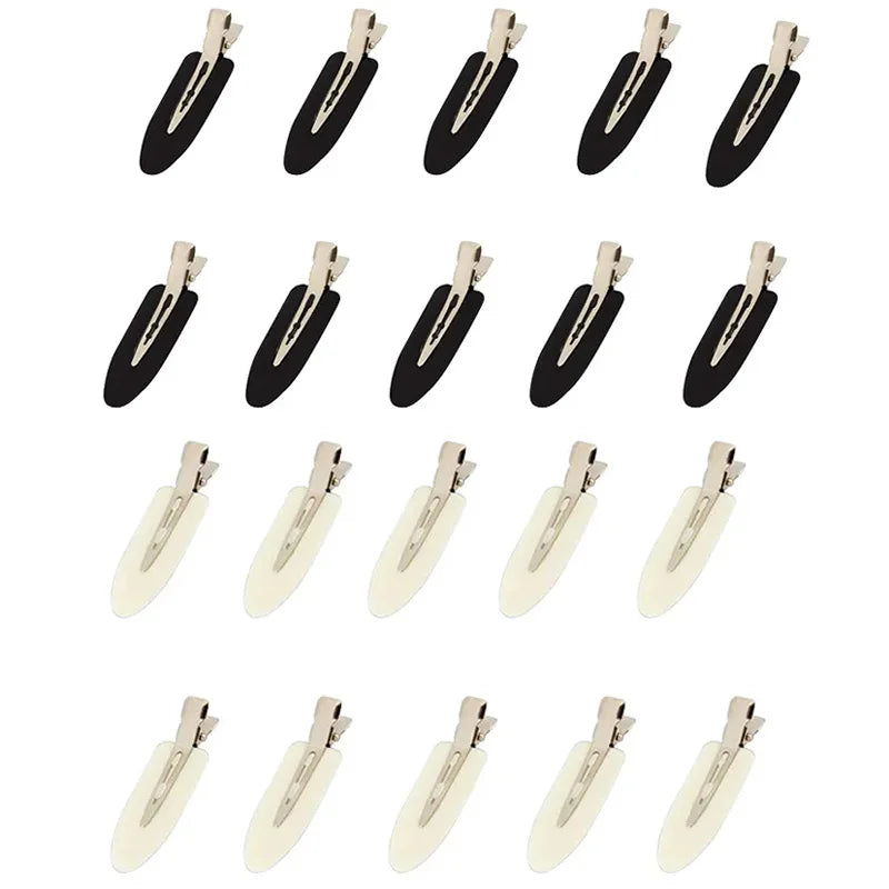 10pcs/set No Crease Basic Hair Clips For Women Girls Hair Styling Makeup No Bend Hairp close-up view