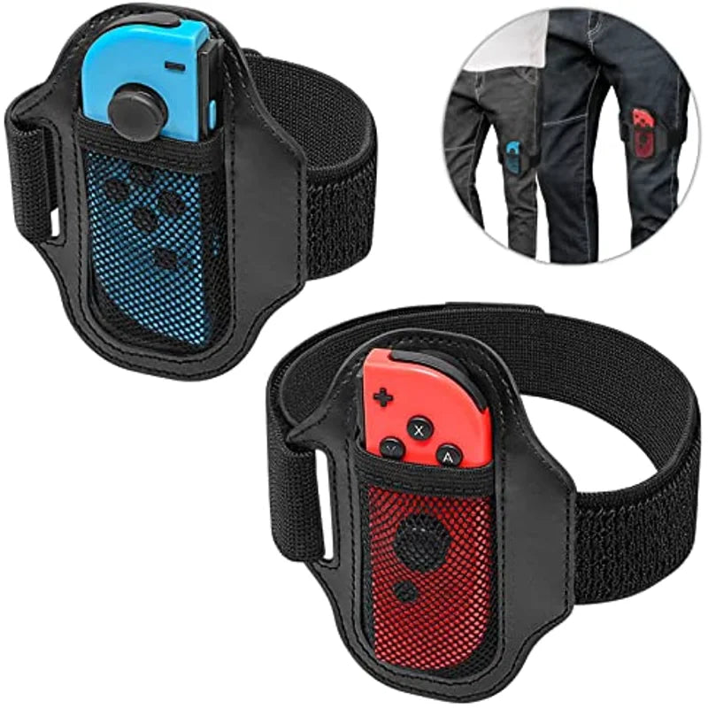 Leg Strap for Switch Sports Soccer | 2-Pack Adjustable Joy-Con Game Accessory alternate view