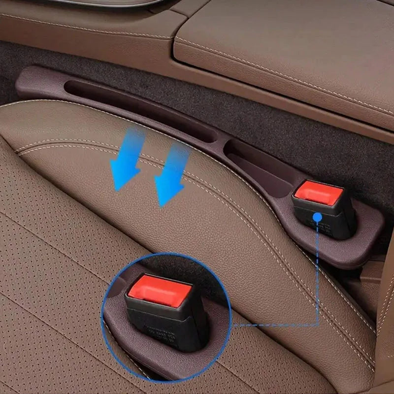 Car Seat Gap Filler Plug Set | 2-Piece PU Universal additional angle