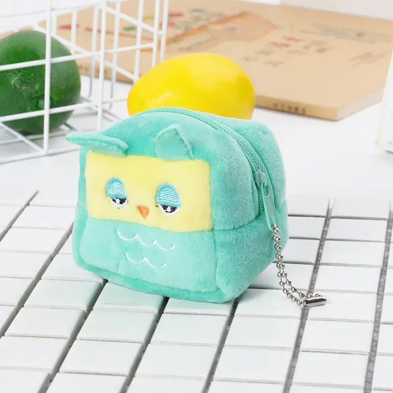 Cute Coin Purse with Keychain | Small Zipper Wallet for Change and Lipstick alternate view