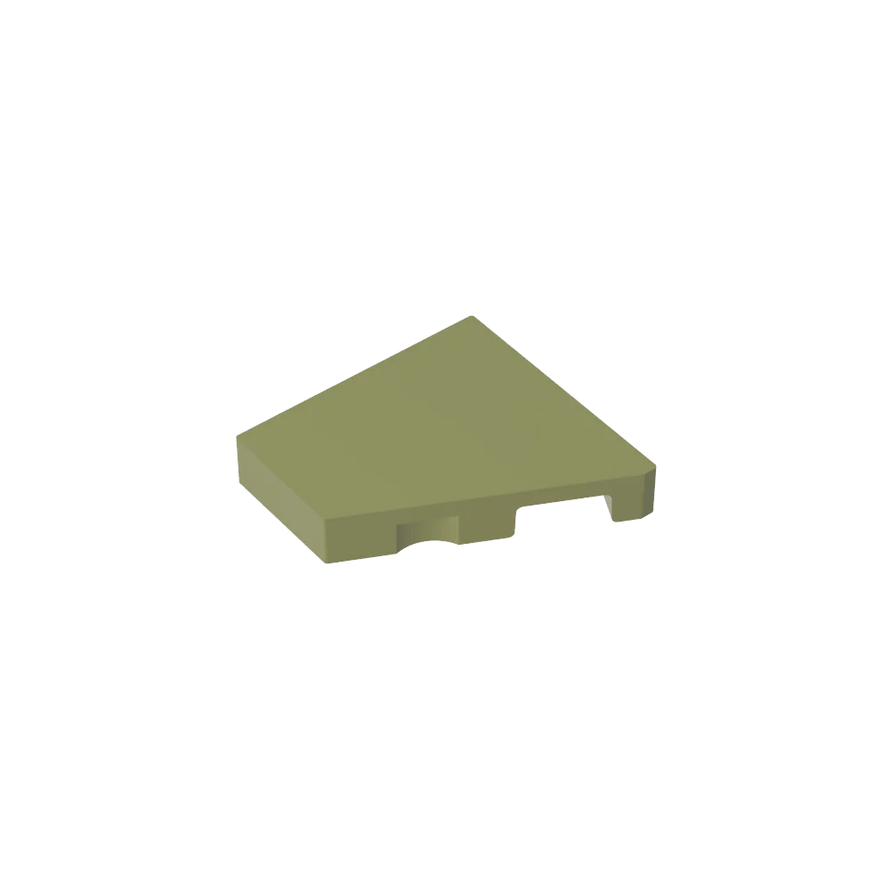 Gobricks GDS-2231 Tile Special 2 x 2 Pentagonal (Right) | Compatible Building Block f lifestyle view