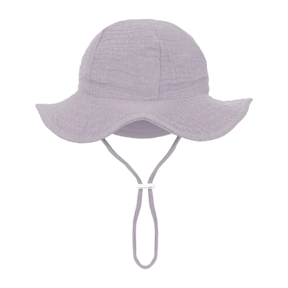 Floral Print Baby Bucket Hats | Adjustable Sun Protection Caps for Infant Boys Girls lifestyle view