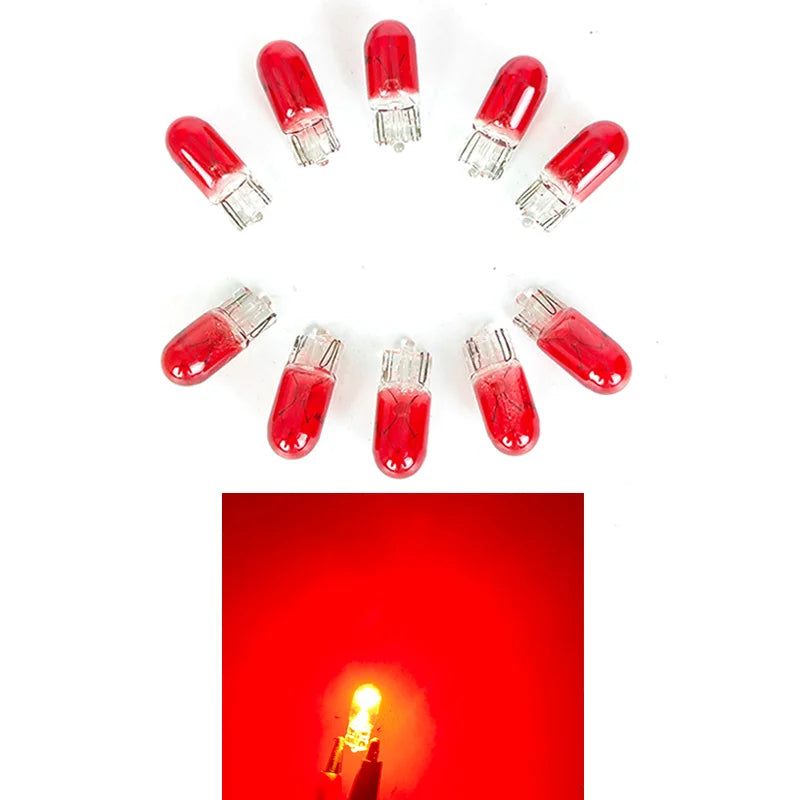 10 X Signal Lamp Glass T10 W5W 12V 5W Car Bulb alternate view