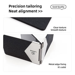 Thin Aluminum Credit Card Holder for Lexus | Laser Engraved ID Case close-up view