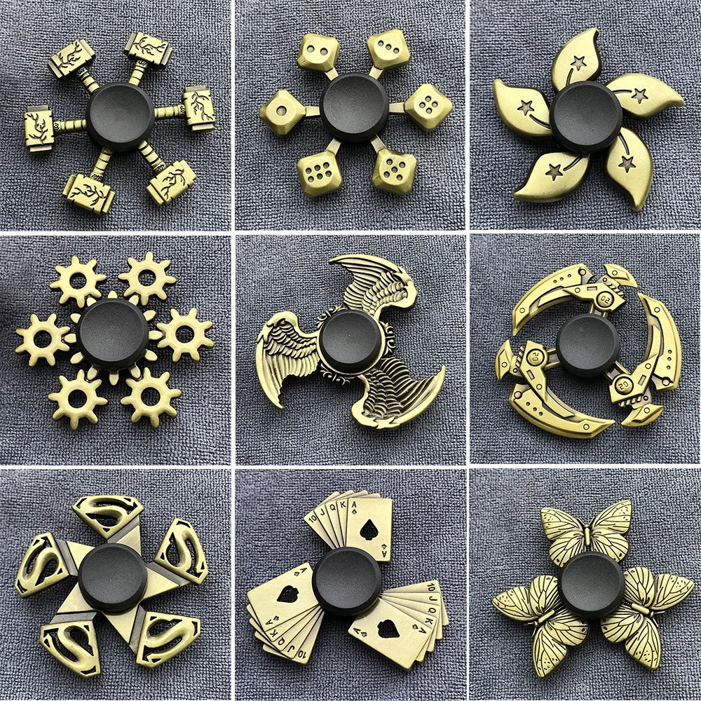 Bronze Metal Alloy Fidget Spinner