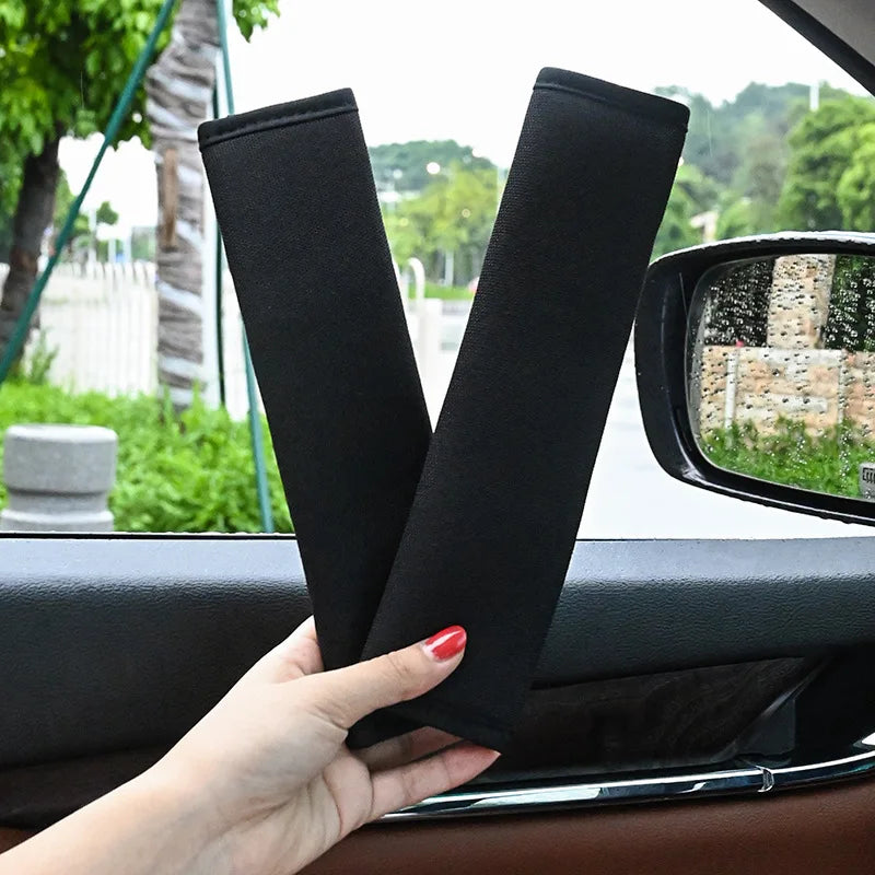 Plush Seat Belt Covers for Adults and Kids, 2-Pack