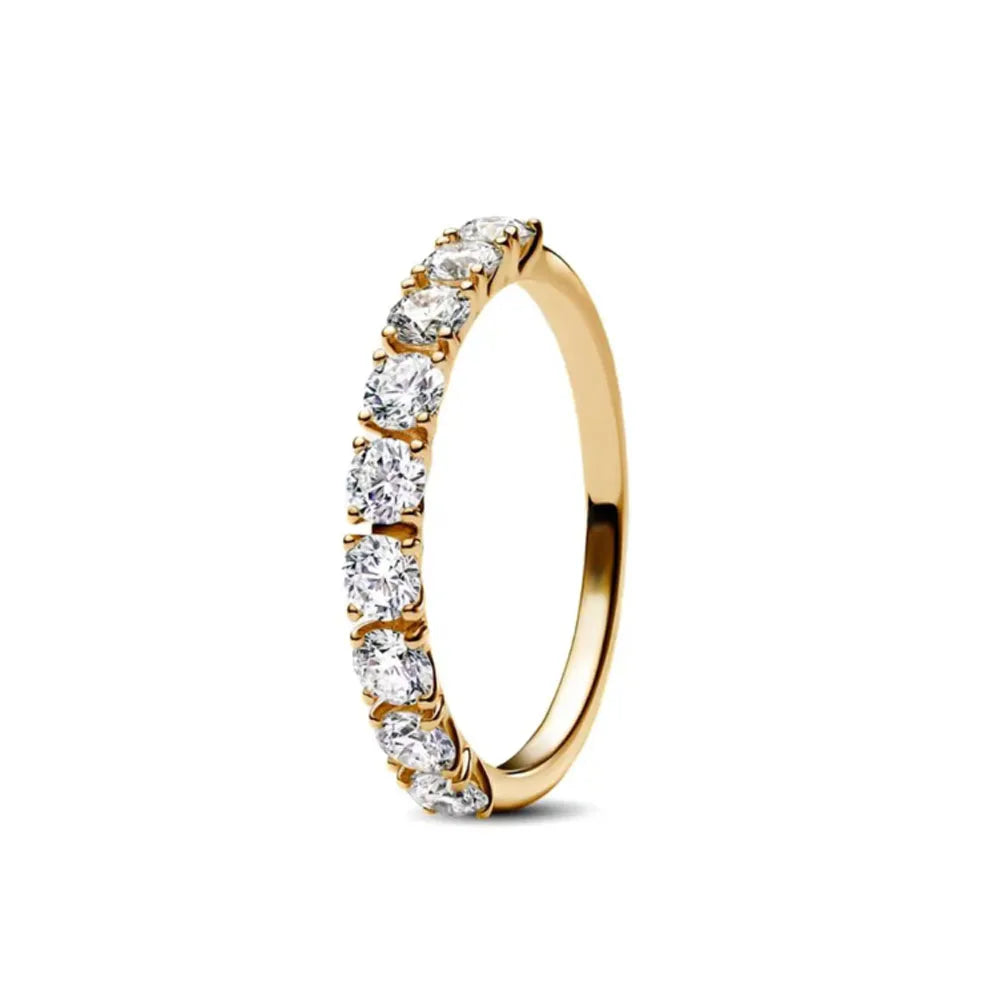 2025 Hot Selling Wholesale Gold Color Sun Heart Bow Size 6 7 8 9 Ring Rings For Trend alternate view