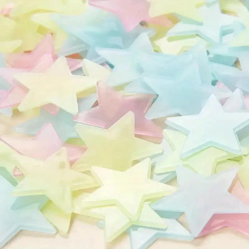 Glow in the Dark Star Stickers | Bedroom Wall Decoration alternate view