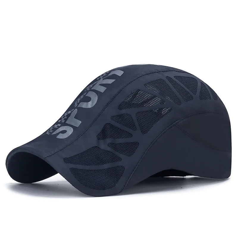 Summer Sport Alphabet Hat | Breathable Mesh Sun Cap for Men additional angle