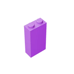 Gobricks GDS-1405 Brick 1 x 2 x 3 | Compatible Building Block for DIY close-up view