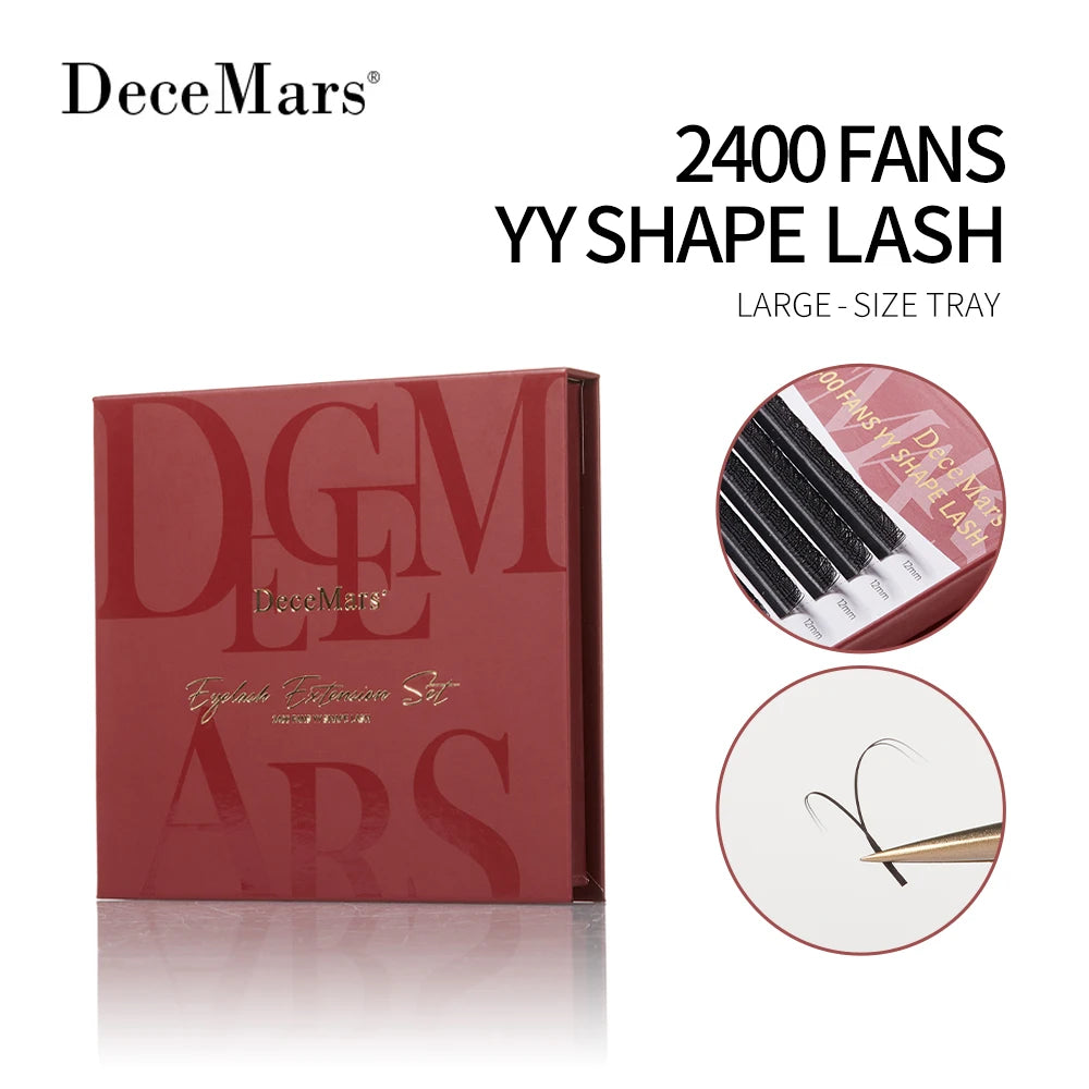Large Amount YY Eyelash Extension Tray | 2400 Fans for Salons alternate view